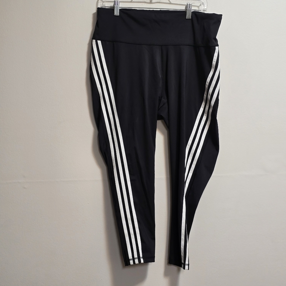 Adidas Stylish Black and White Leggings